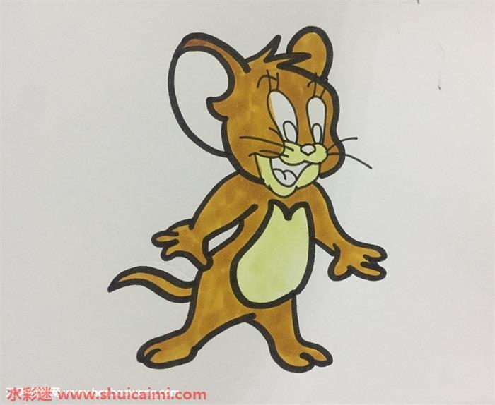 老鼠杰瑞怎么画 老鼠杰瑞简笔画简单好看