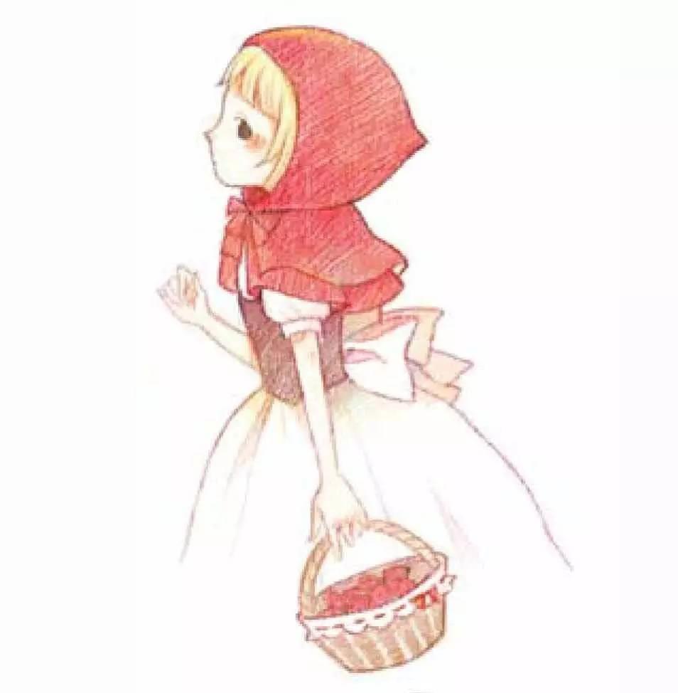 小红帽简笔画 小红帽简笔画简单又漂亮