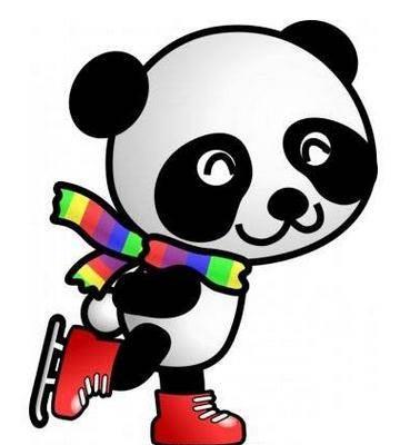 熊猫简笔画图片 熊猫简笔画图片可爱简单