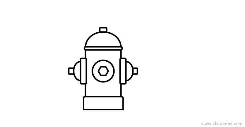 消防栓儿童画怎么画 消防栓简笔画步骤