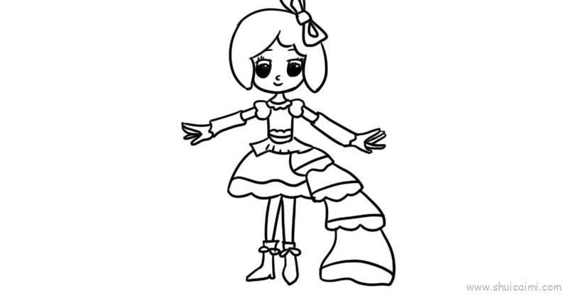 菲灵儿童画怎么画 菲灵简笔画简单又好看