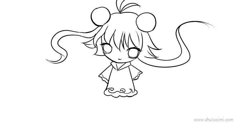 7个叶罗丽仙子亮彩儿童画怎么画 7个叶罗丽仙子亮彩简笔画简单