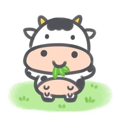 奶牛的简笔画图片大全 奶牛的简笔画图片大全彩色