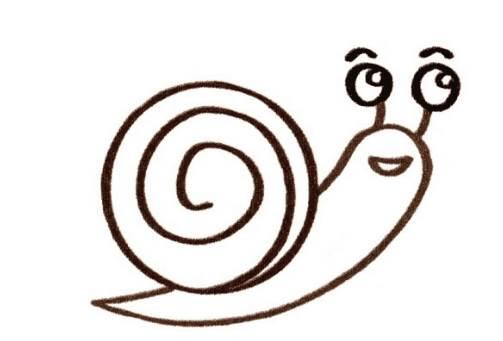 小蜗牛简笔画图片大全 小蜗牛简笔画图片大全彩色