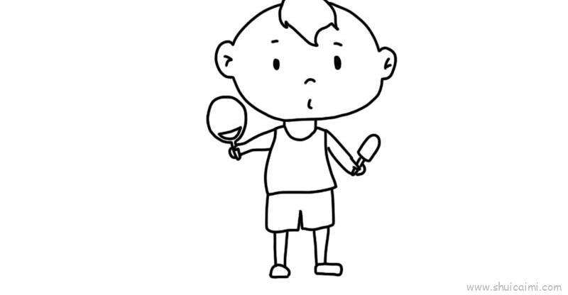 小男孩儿童画怎么画 小男孩简笔画顺序