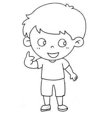 男孩简笔画 男孩简笔画头像