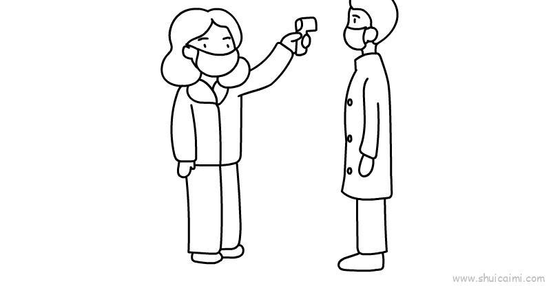 预防冠状病毒儿童画怎么画 预防冠状病毒简笔画简单又好看