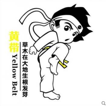 跆拳道简笔画图片大全 跆拳道简笔画彩色