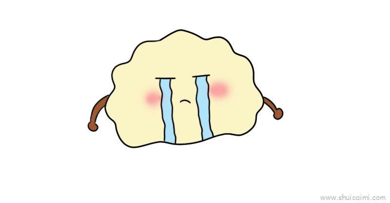 难过儿童画怎么画 难过简笔画简单又好看