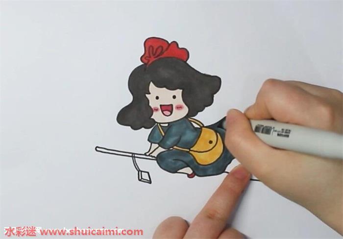 魔女宅急便怎么画 魔女宅急便简笔画图片