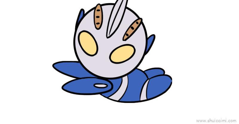 希卡利奥特曼儿童画怎么画 希卡利奥特曼简笔画教程