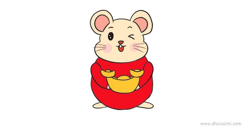 老鼠儿童画怎么画 老鼠简笔画简单