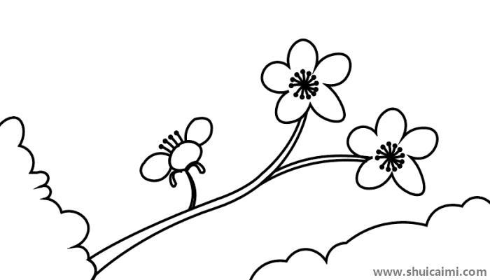 樱花简笔画怎么画 樱花简笔画画法