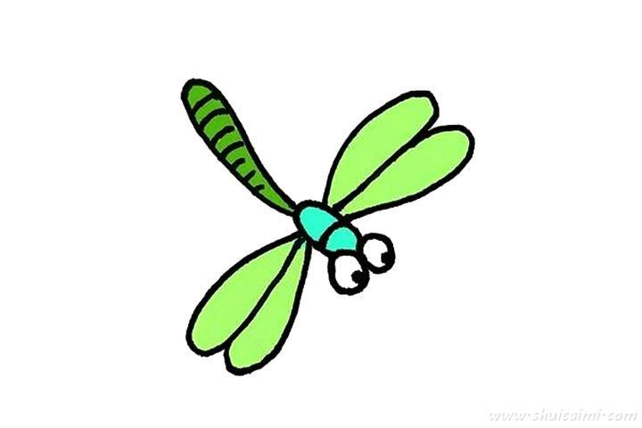蜻蜓怎么画 蜻蜓简笔画简单又漂亮彩色