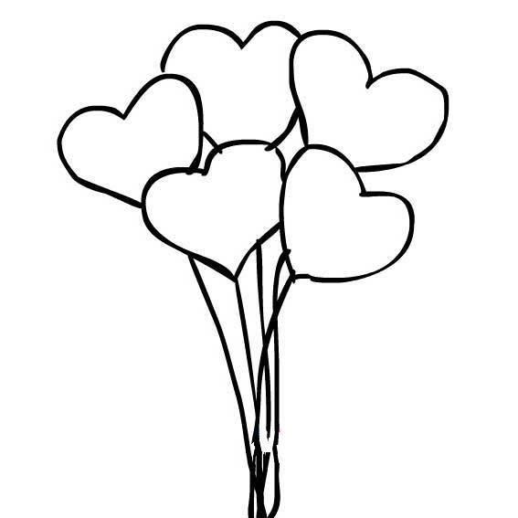 爱心简笔画 爱心简笔画图片
