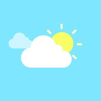 天空简笔画 天空简笔画彩色