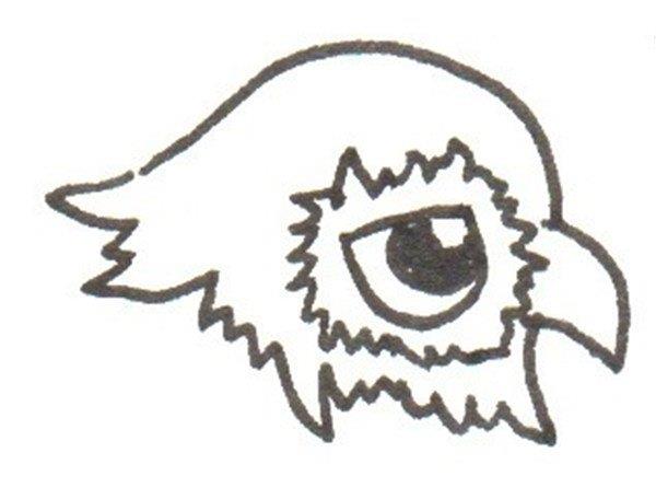 鹰的简笔画怎么画 鹰的简笔画图片