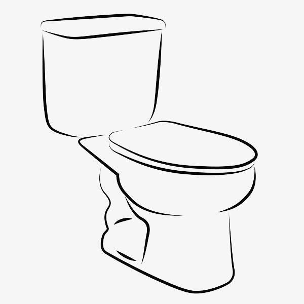 马桶简笔画 马桶简笔画儿童画简单