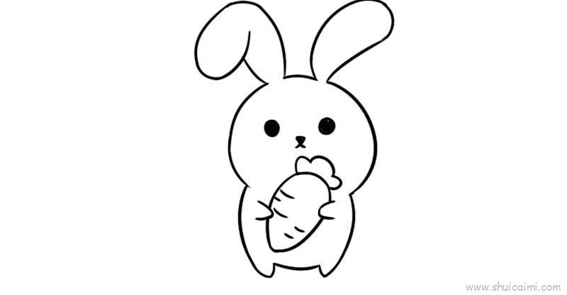 小白免儿童画怎么画 小白免简笔画好看