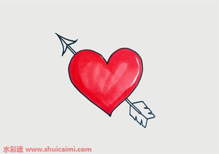 一箭穿心怎么画简单的画法分享