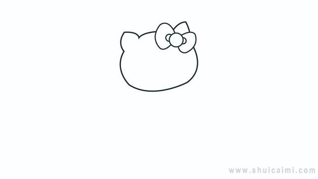 hello kitty简笔画怎么画 hello kitty简笔画简单又好看