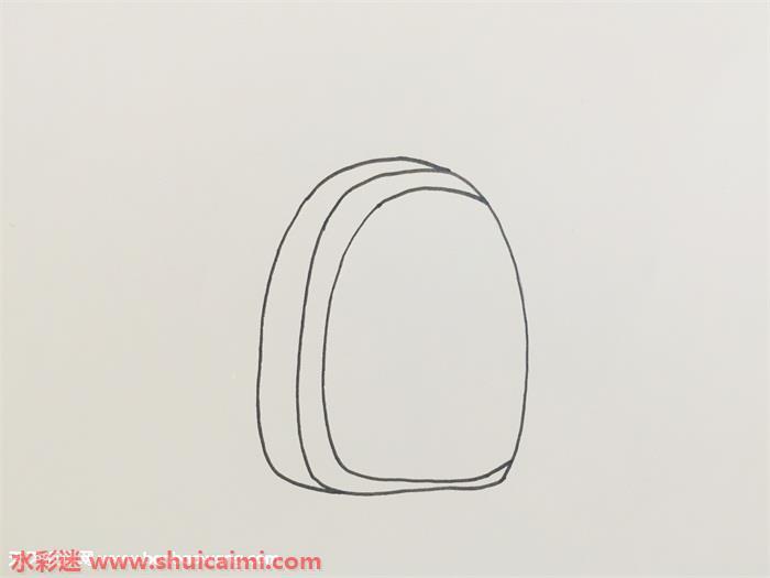 三级包怎么画 三级包简笔画漂亮卡通
