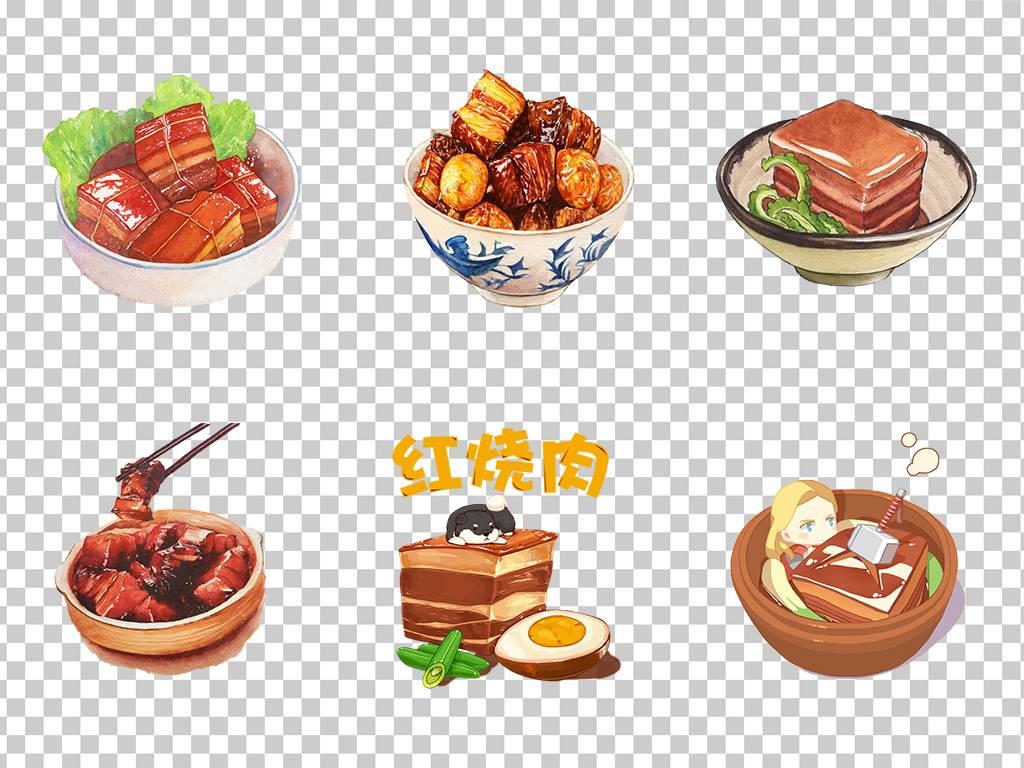 红烧肉简笔画 红烧肉简笔画图片大全