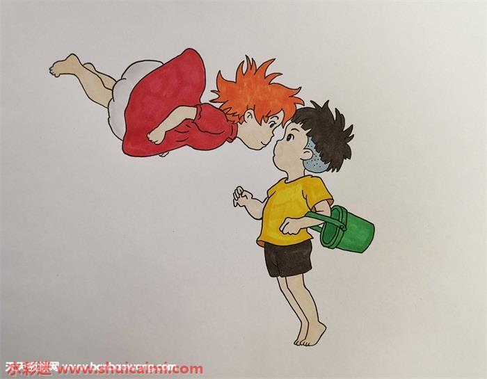宗介波妞怎么画 宗介波妞简笔画漂亮