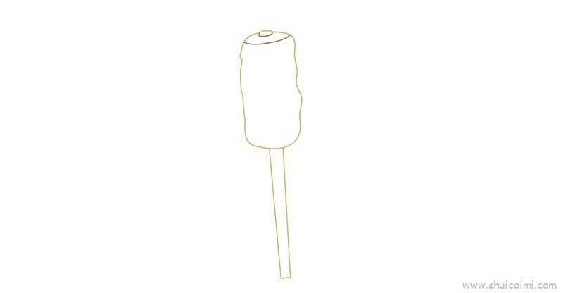 糖葫芦儿童画怎么画 糖葫芦简笔画画法