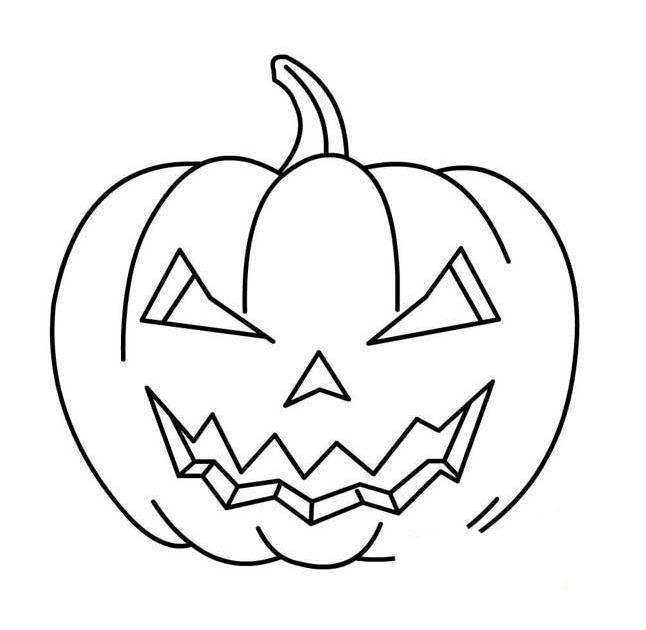 南瓜的简笔画图片大全 南瓜的简笔画图片大全可爱