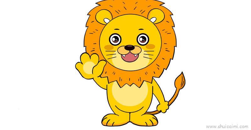 狮子儿童画怎么画 狮子简笔画简单又好看