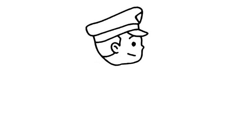 交警简笔画怎么画 交警简笔画好看