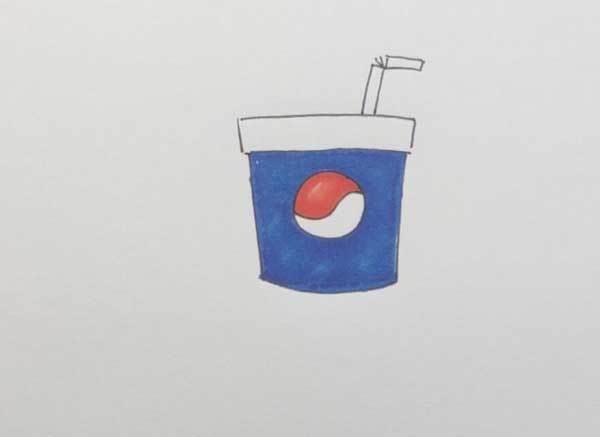 可乐简笔画 可乐简笔画可爱