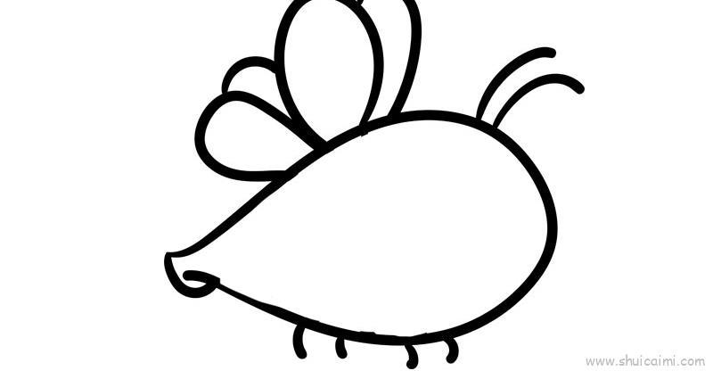 蜜蜂彩图儿童画怎么画 蜜蜂彩图简笔画图片大全