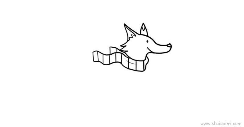 狐狸儿童画怎么画 狐狸简笔画顺序