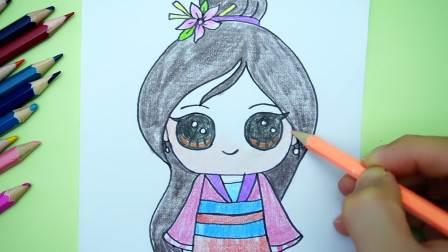 花木兰简笔画图片大全 花木兰简笔画图片大全可爱