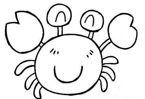 小螃蟹简笔画 小螃蟹简笔画图片