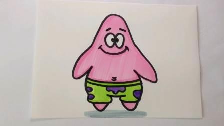 海绵宝宝派大星简笔画 海绵宝宝派大星简笔画带颜色