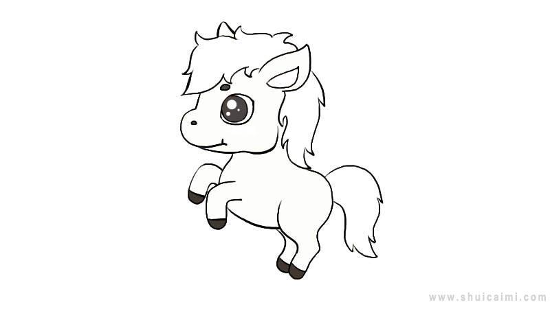 马简笔画怎么画 马简笔画好看