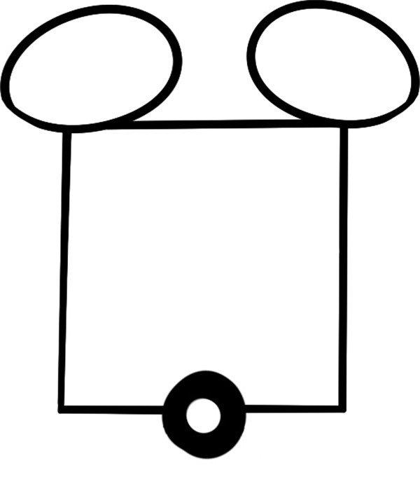 奸猾的臭鼬的简笔画怎么画 奸猾的臭鼬简笔画简单