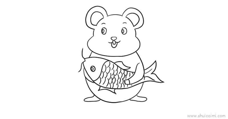 老鼠图儿童画怎么画 老鼠图简笔画简单