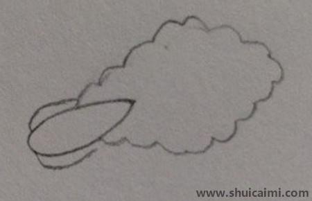 好吃健康的青菜儿童简笔画步骤