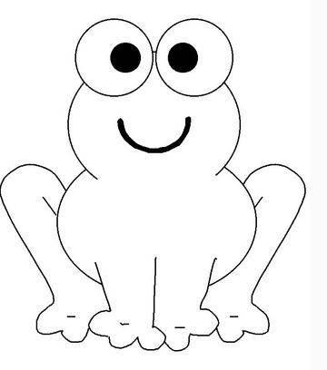 简笔画青蛙怎么画 儿童画青蛙简笔画图片大全