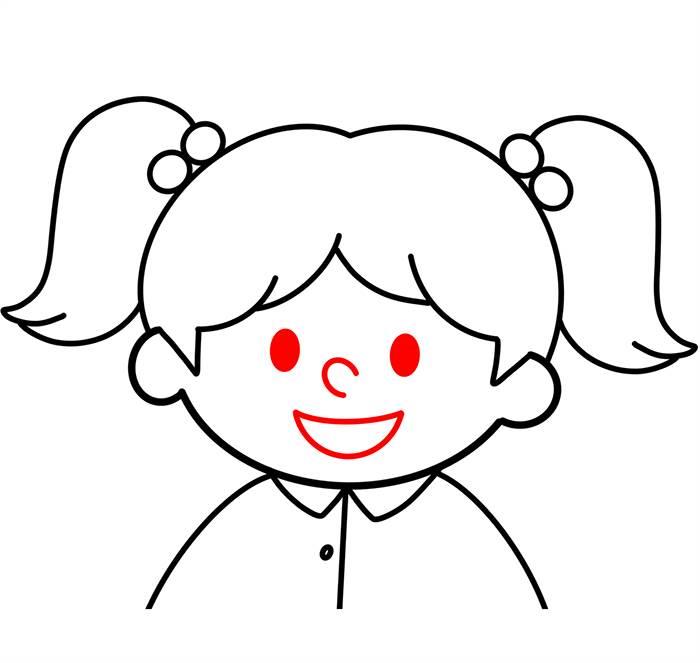 五官简笔画 五官简笔画图片大全
