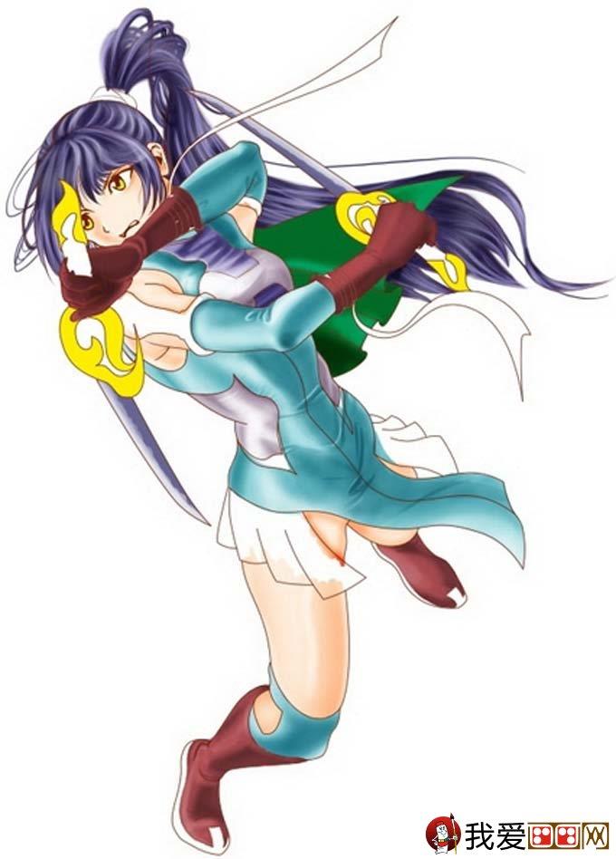 风格女斗士简笔画怎么画 风格女斗士简笔画简单又好看