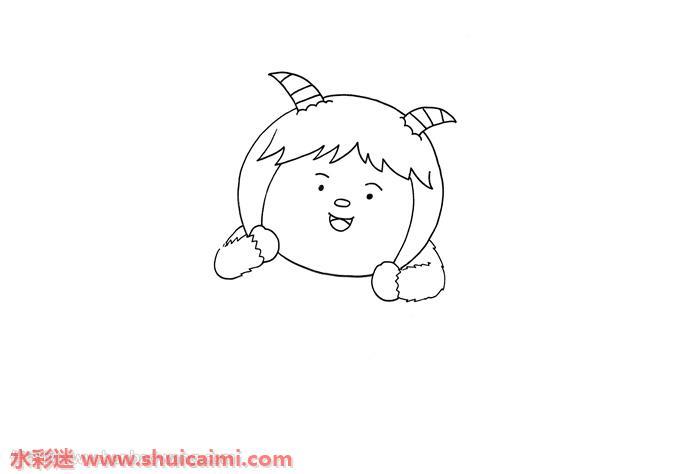 暖羊羊怎么画 暖羊羊简笔画简单好看