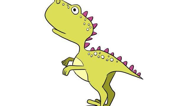 恐龙简笔画大全带颜色 恐龙简笔画大全带颜色可爱