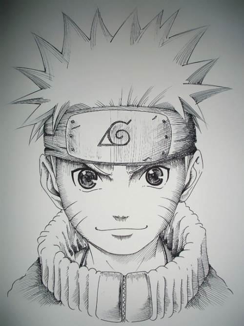 鸣人简笔画 鸣人简笔画九尾模式