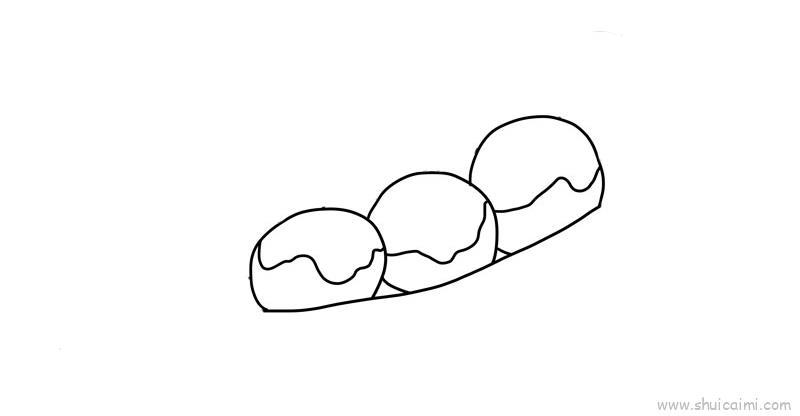 章鱼烧儿童画怎么画 章鱼烧简笔画简单又好看