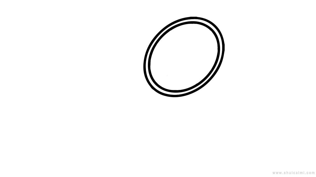 羽毛球拍简笔画怎么画比较好看，羽毛球拍简笔画详细教程